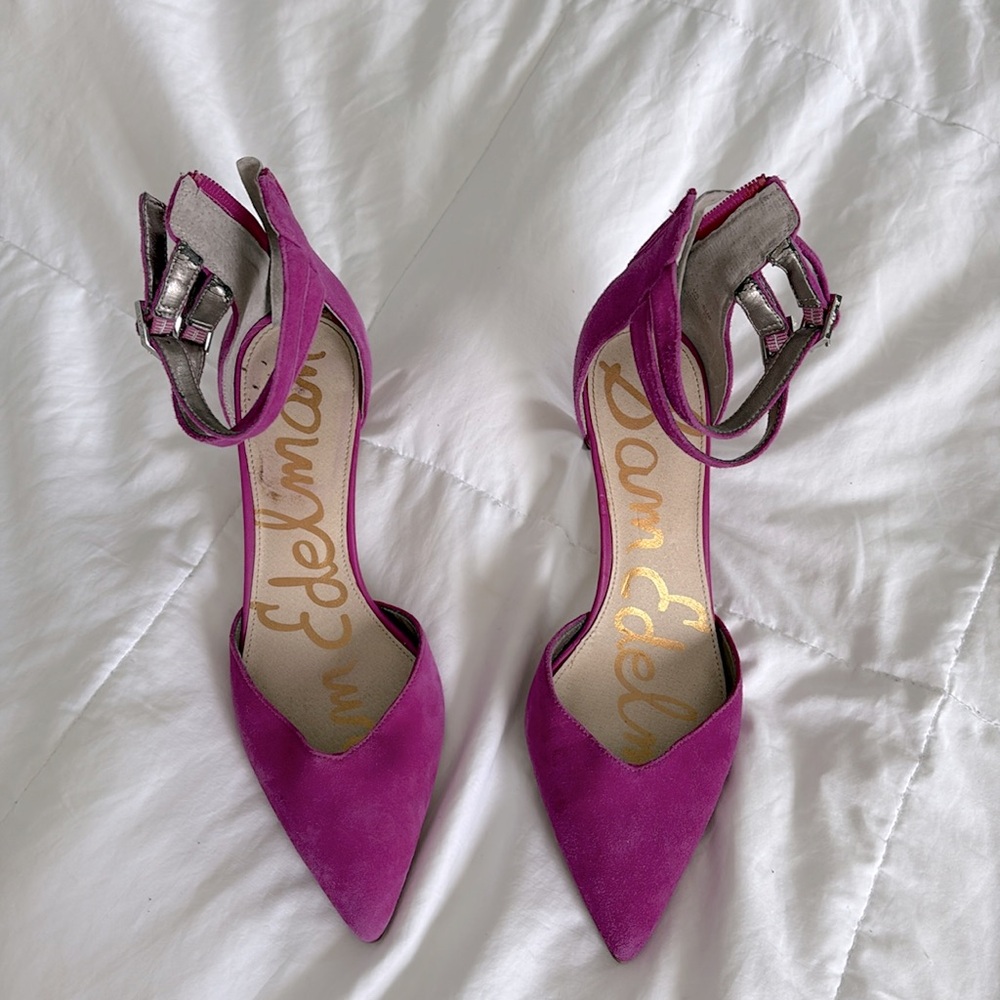 Sam Edelman Kitten Heels Fuchsia Size 6